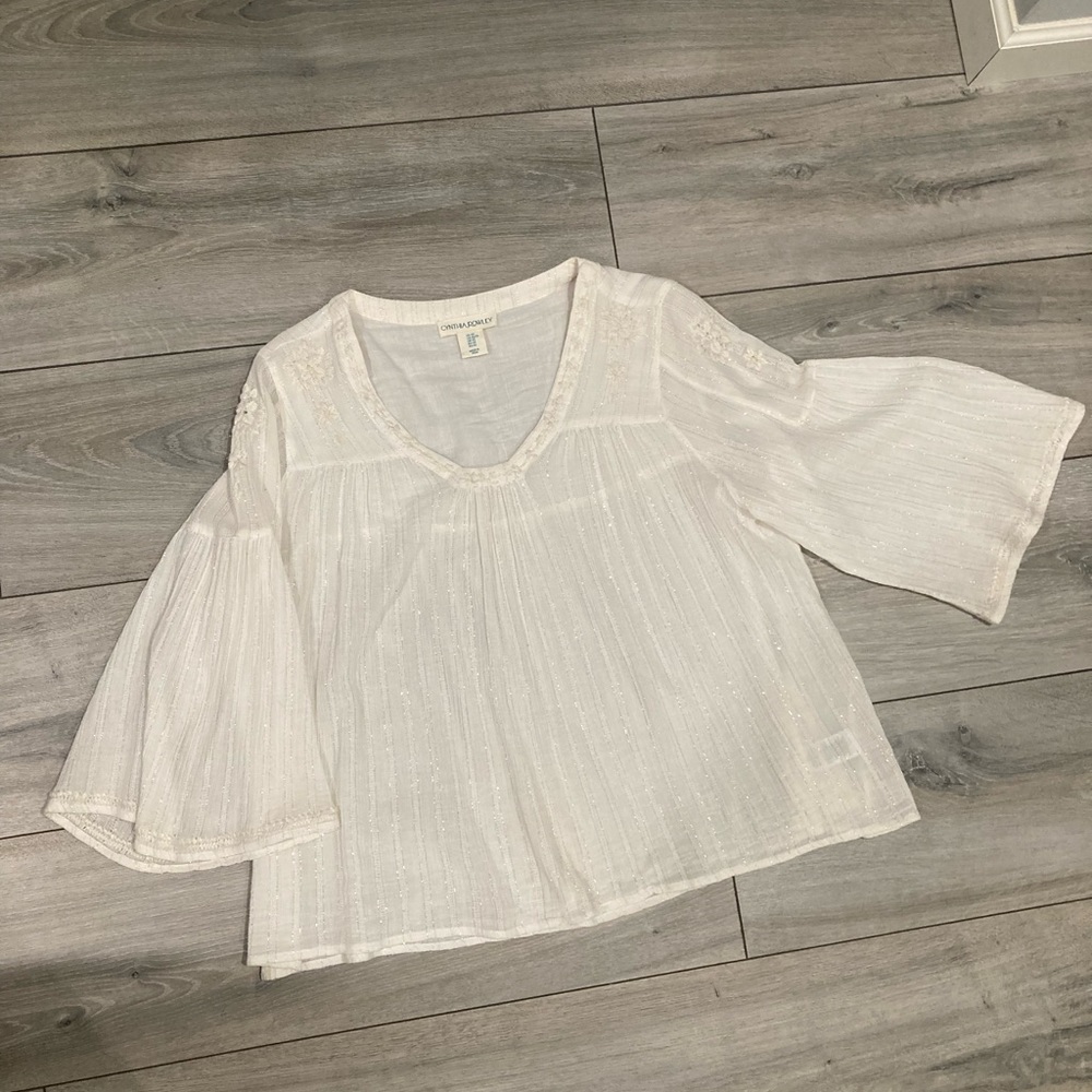 Cynthia Rowley Off-White LadyTop XS